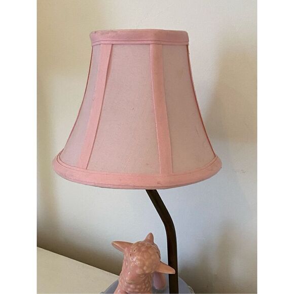 Table Lanb Lamp Pink Girls Nursery VINTAGE 70s 80s RARE - Picture 5 of 5